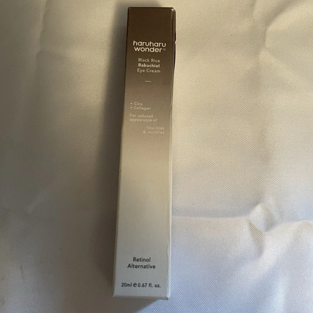 HARUHARU wonder Black Rice Bakuchiol Eye Cream Retinol Alternative New 20ml